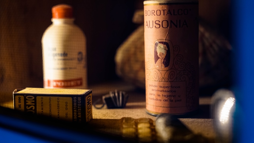 A medicine cabinet.