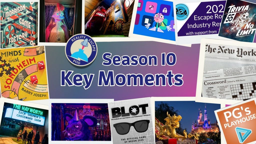 collage of different experiences and games, titled season 10 Key Moments