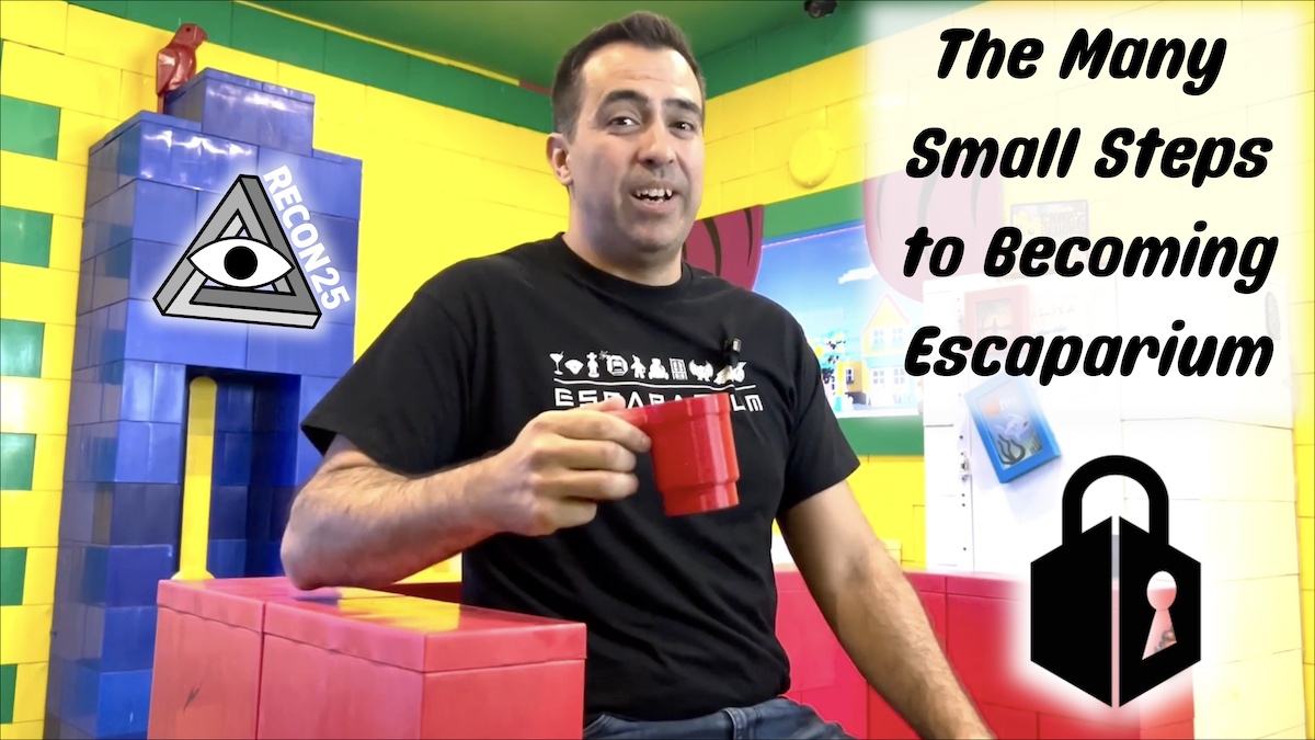 🎥 RECON Replay: The Many Small Steps to Becoming Escaparium