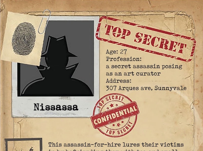 A secret file on the suspected serial killer.