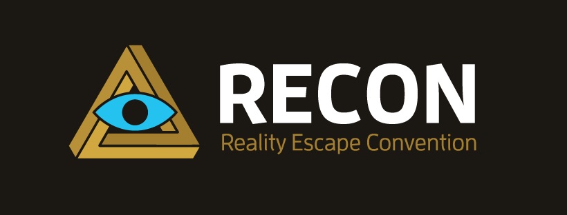 RECON eye & penrose triangle logo.