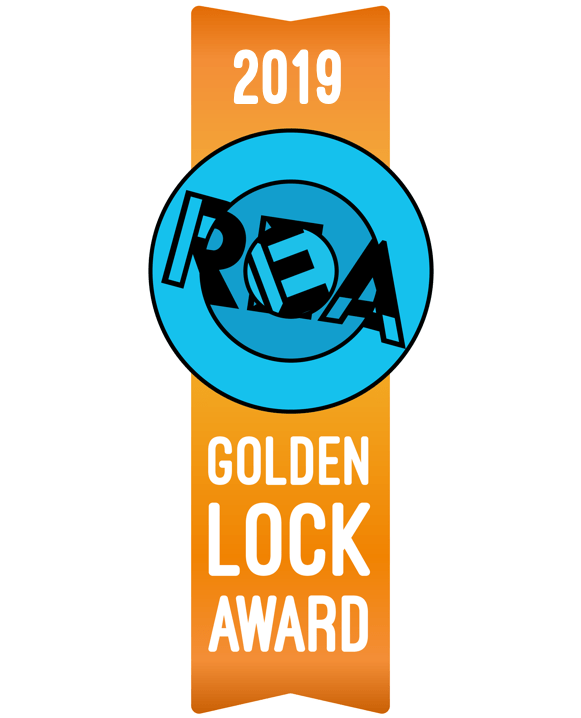 2019 Golden Lock Award Ribbon