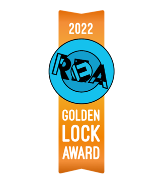 2022 Golden Lock Award Ribbon